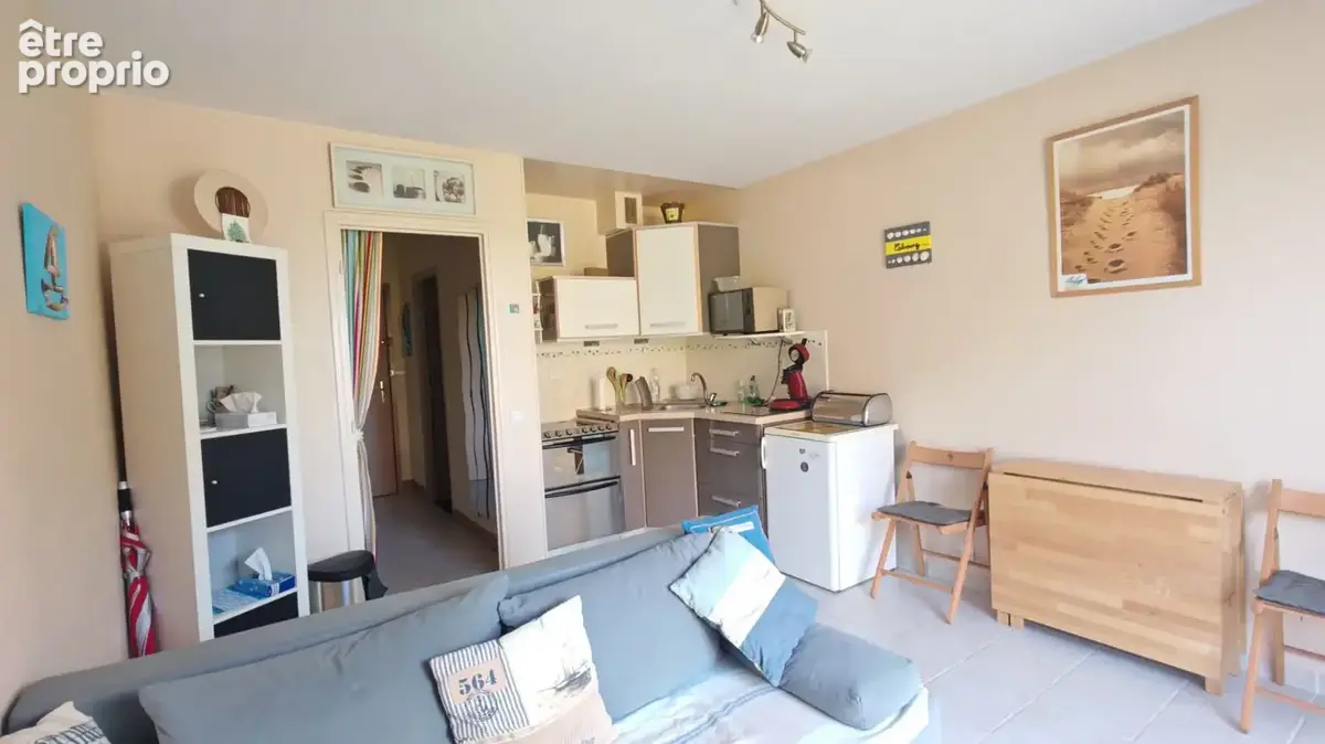 CABOURG  T2 avec jardin privatif, plage à pied, parking en sous-sol - photo 2