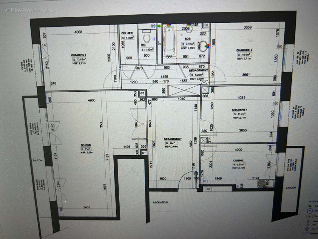 Appartement à LYON-6E