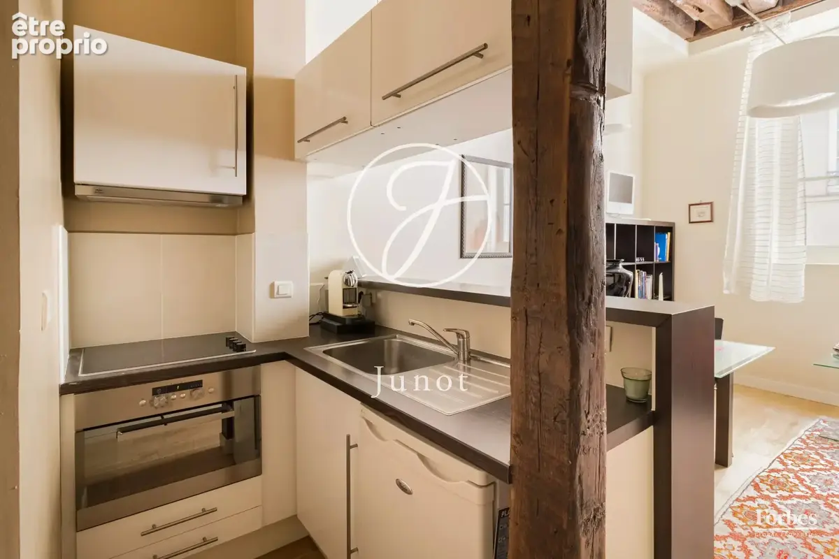 Paris 5e - QUAI DE LA TOURNELLE - Appartement - 2 pièces - 34,36m² Carrez - 1 chambre - photo 6