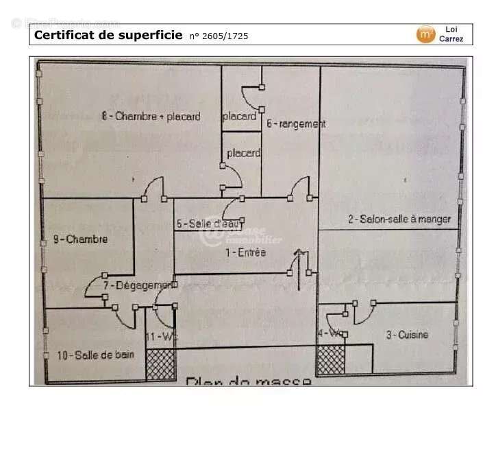 Appartement à MARSEILLE-3E