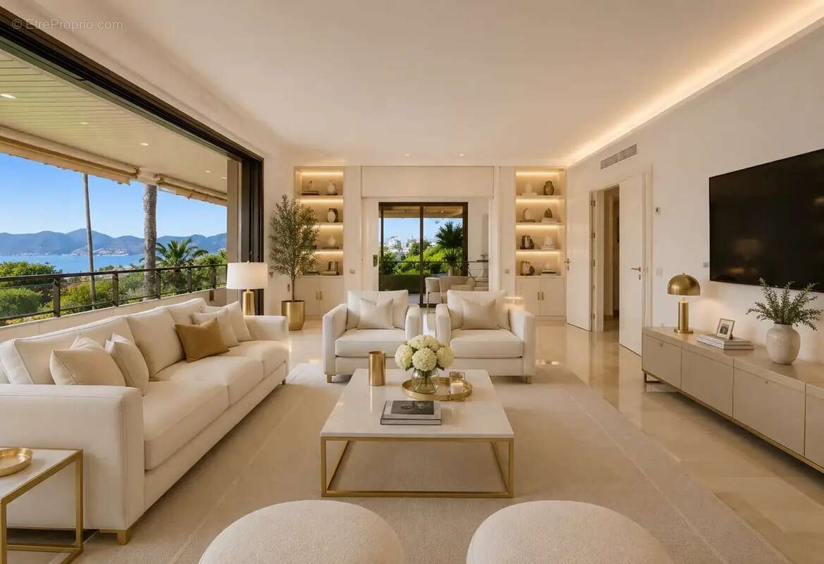 Cannes vente vaste appartement 6 pièces proche plages - photo 2