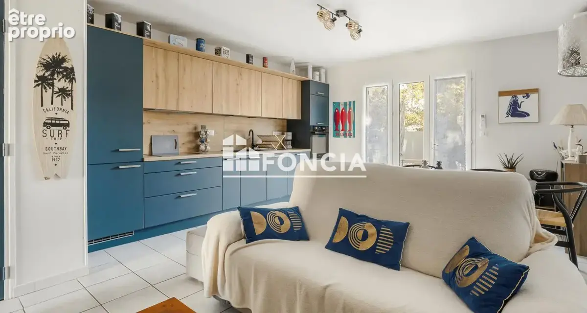 Valras-Plage : maison T3 avec dressing, climatisation réversible et belle pièce de vie de 26 m - photo 3