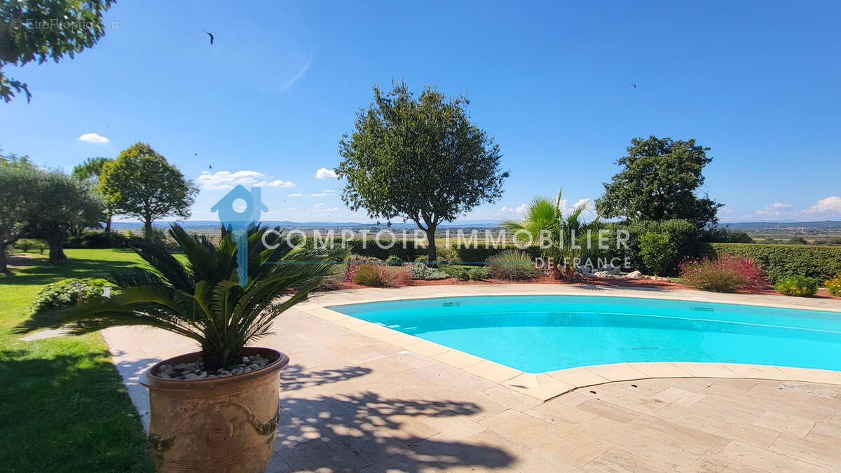 DPT GARD (30), à vendre, UZES proche, maison individuelle type 7, 203m2 habitables, 5 chambres, piscine, garag - photo 21