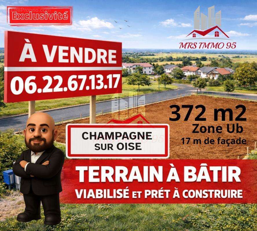 Terrain à CHAMPAGNE-SUR-OISE