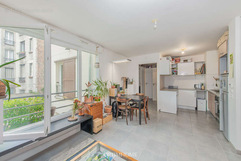 Mairie des lilas -  immeuble 2012 - appartement 3 pièces - 2 chambres– 53 m² – - photo 4