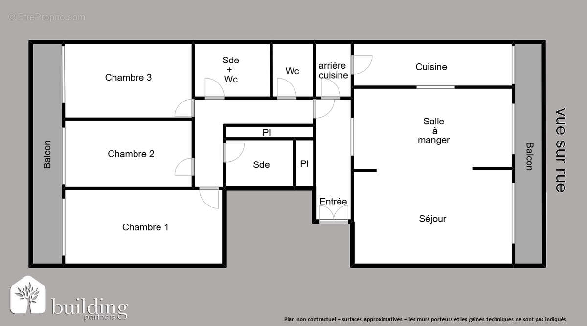 A vendre - Neuilly-sur-Seine Face Seine - Appartement 5 pièces de 108,14 m² avec 20 m² de balcon - photo 2