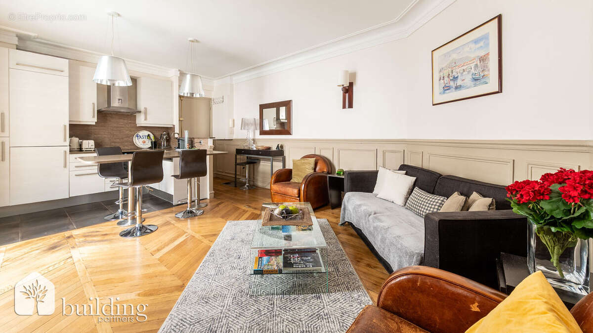 Ternes-Maillot Paris 17ème - Appartement 3 pièces 62 m² - photo 10