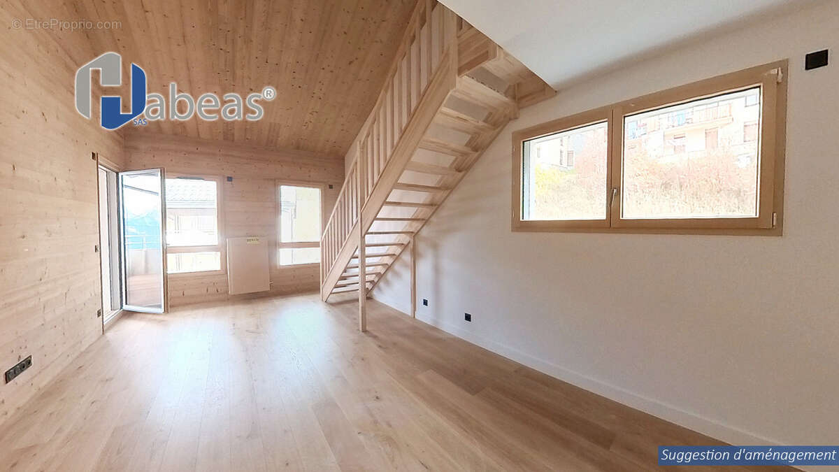 T3 Duplex, 2 chambres, 67,01m², Balcon 6m², Casier à Ski, cellier - photo 8