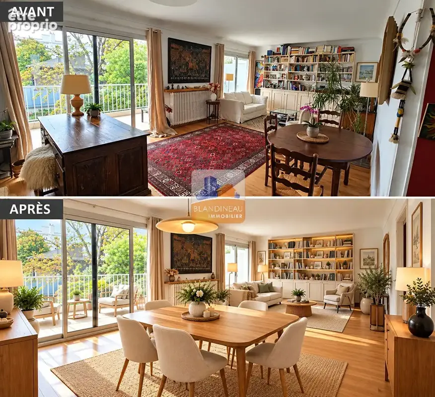 Nantes  : monselet / procé / bel appartement avec grand balcon sud-ouest et garage de 28 m² - photo 7