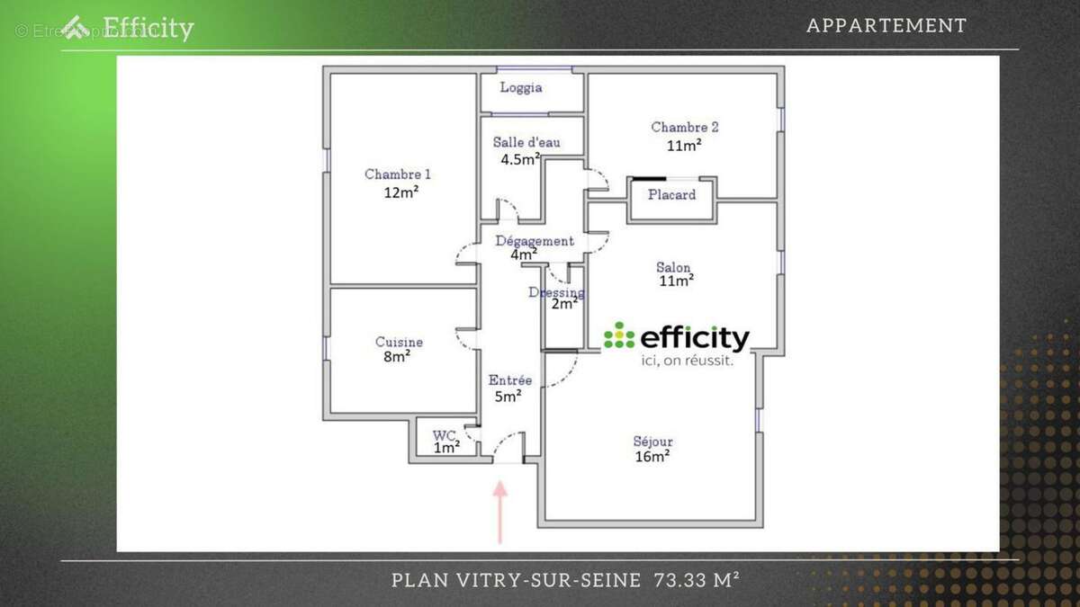 Appartement à VITRY-SUR-SEINE