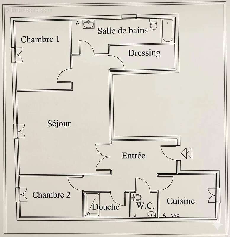 Appartement à PARIS-17E