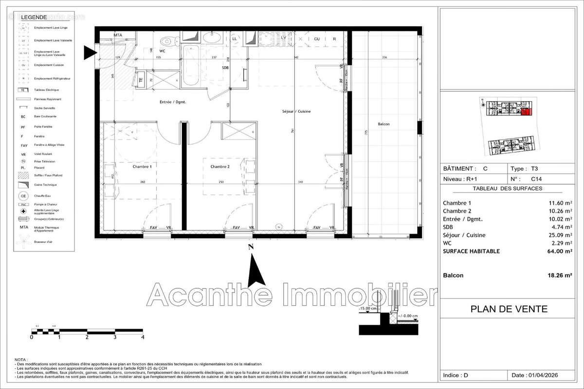Appartement à CASTELNAU-LE-LEZ