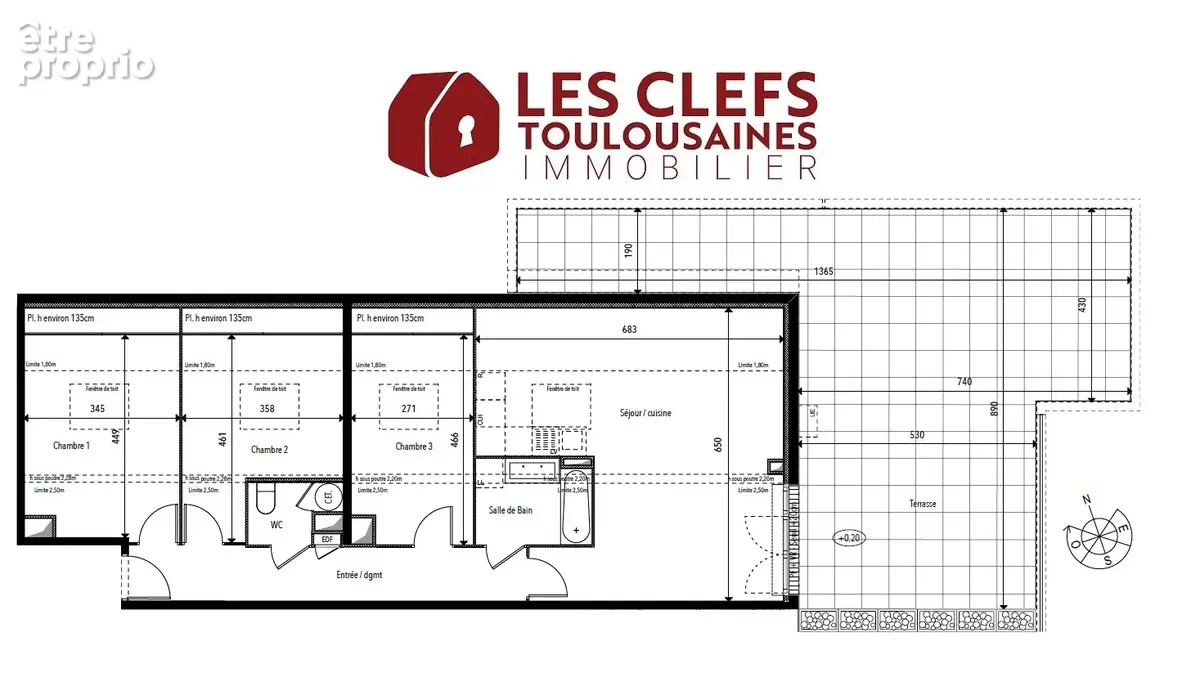 Appartement Pins Justaret 4 pièces 93m² + Terrasse de 67m² - photo 12