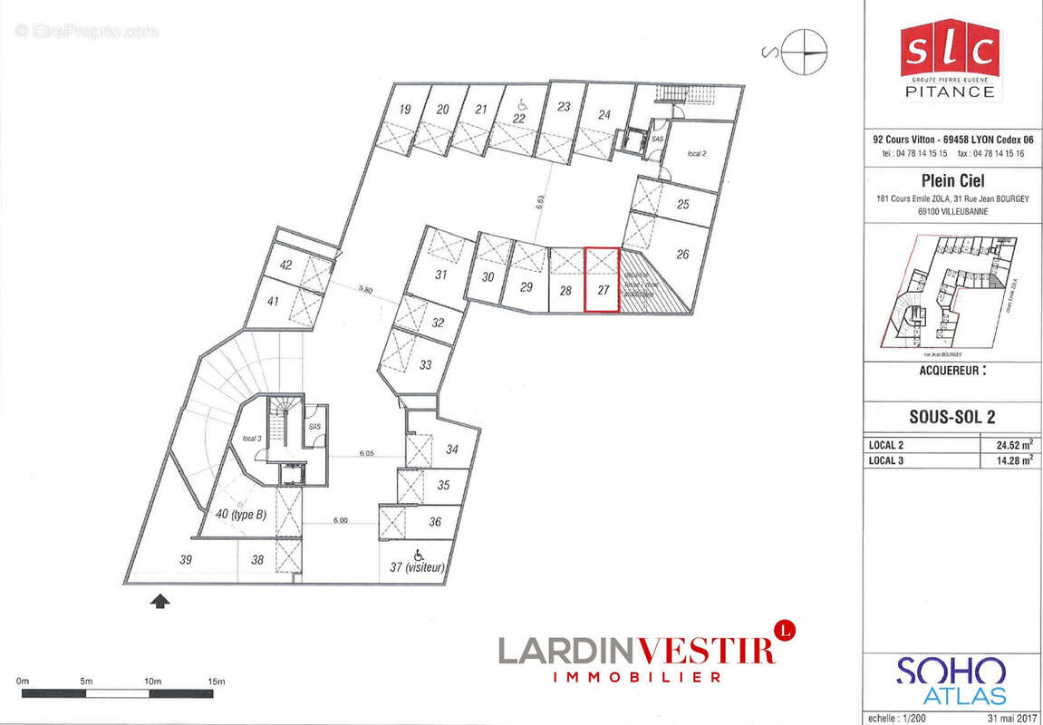 Parking à VILLEURBANNE