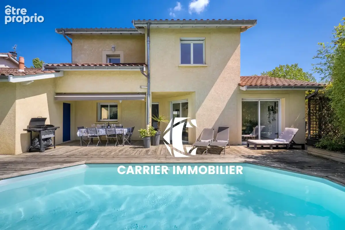Brindas  belle maison familiale avec piscine - photo 13