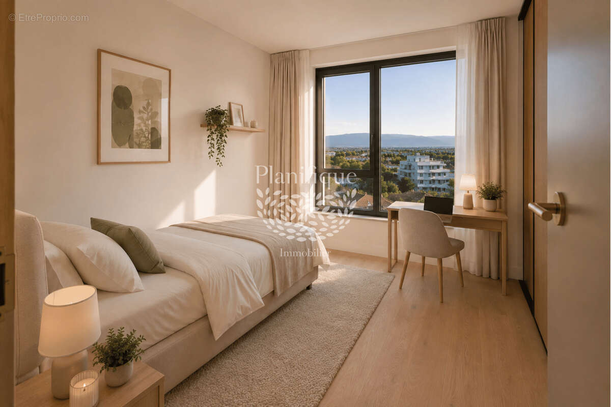 Ferney-Voltaire : sublime cinq pièces avec double balcon aux portes de la Suisse - photo 10