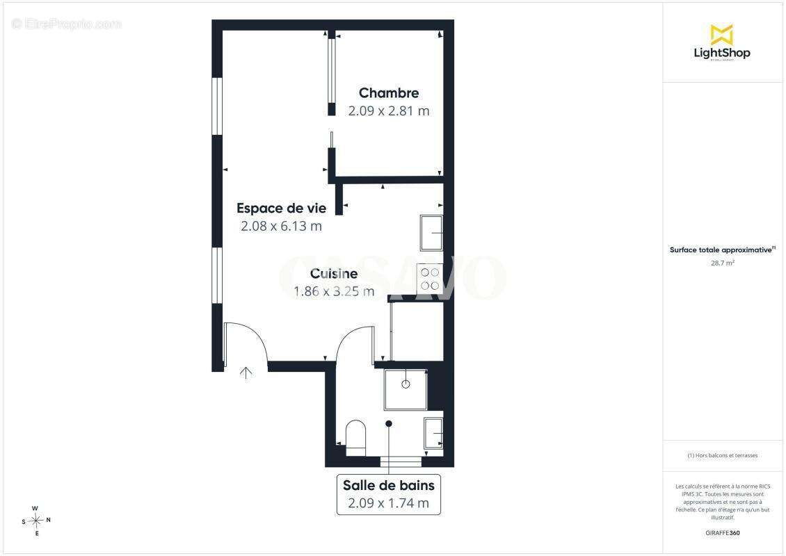 Vente Appartement 2 pièces de 29m² - 75018 Paris - photo 2