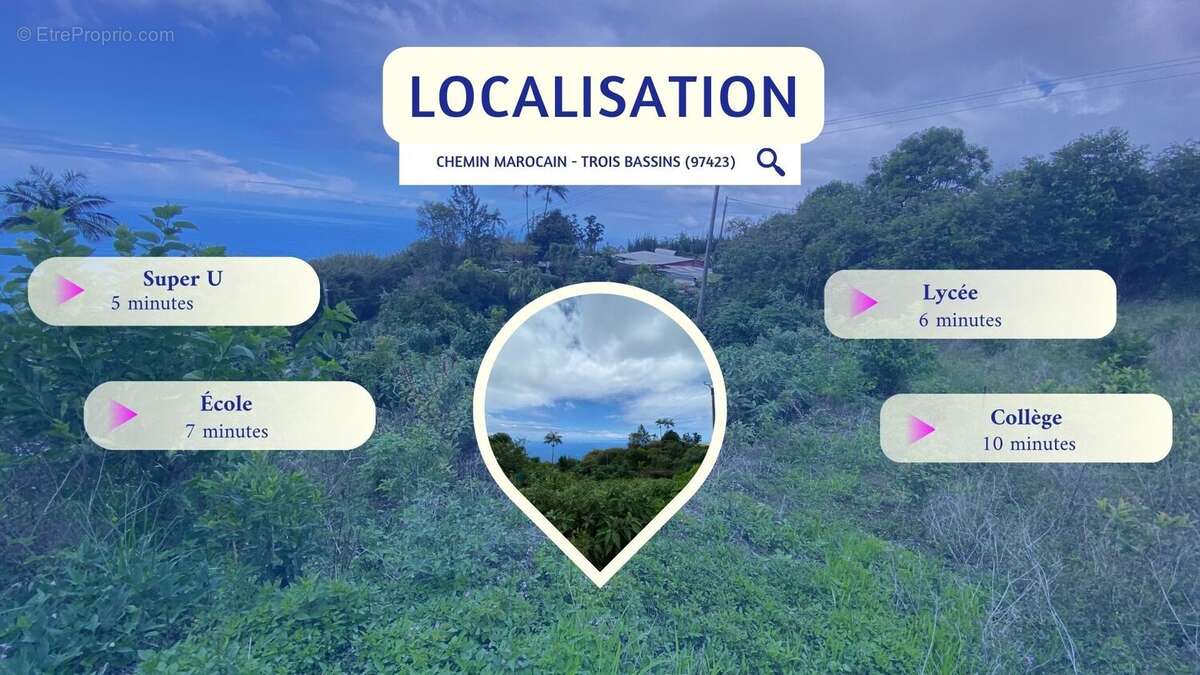 Terrain à LES TROIS-BASSINS