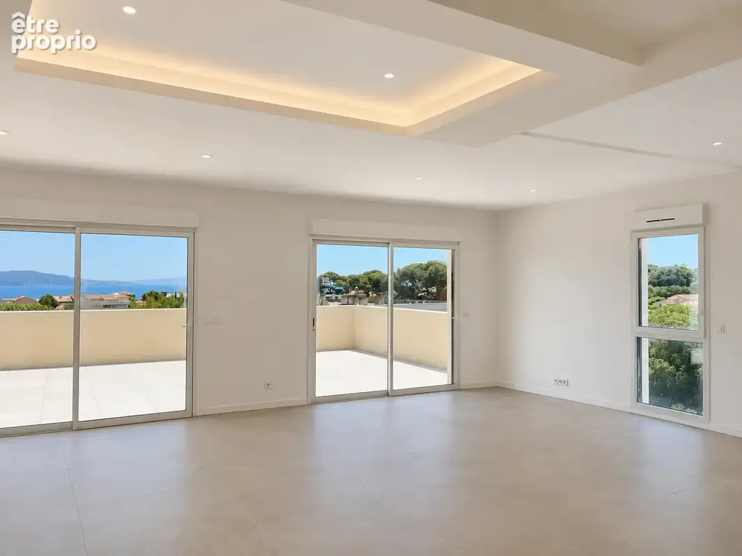 Vue mer - t4 dernier étage - 106m2 + rooftop 40m2 - sud-est - 2 parkings - plages a pied - 900 000€ - photo 4