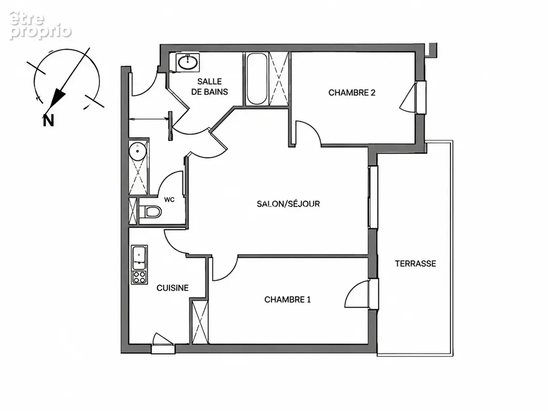 Photo Appartement à Aubenas au prix de 129 000€