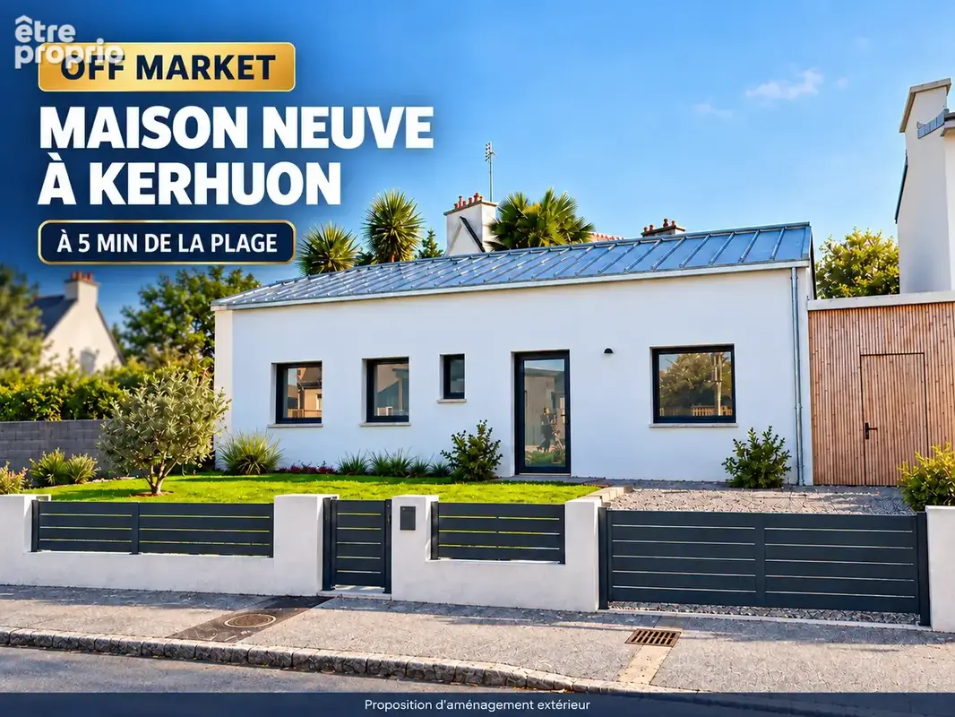 Nouveaute   le relecq-kerhuon   maison  de plain-pied à 5 minutes de la plage - photo 1