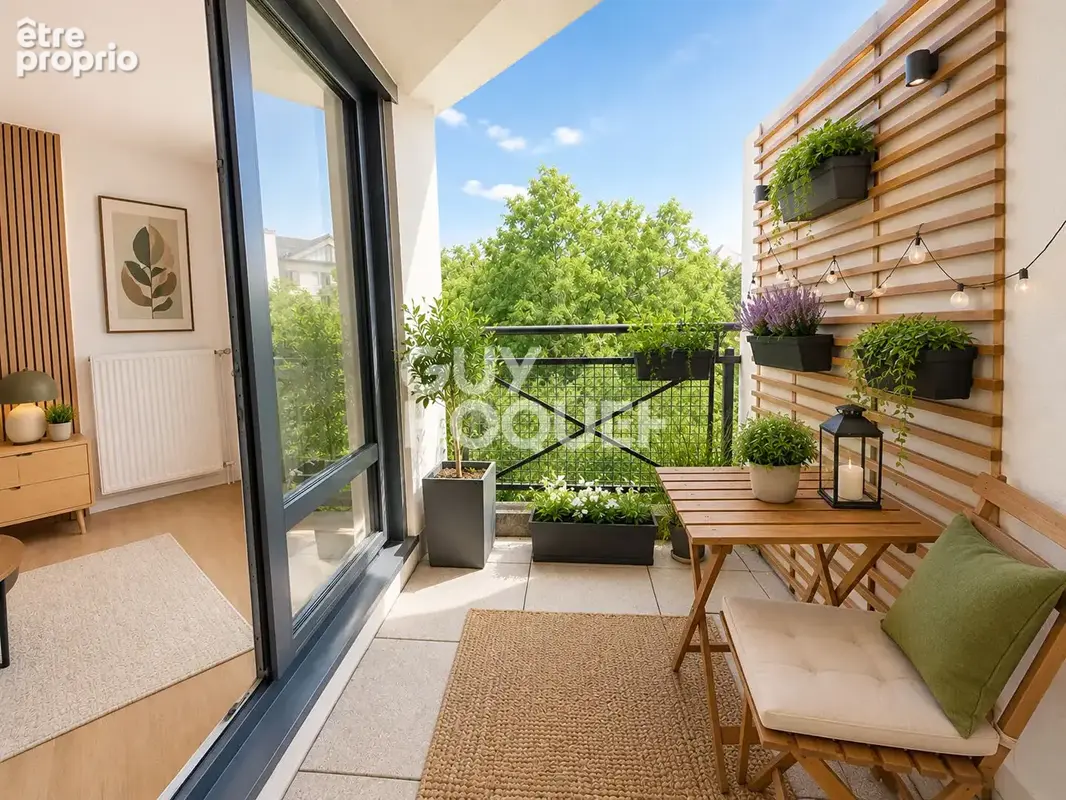 Appartement 3 pièces à vendre - Vieux Massy, dernier étage avec balcon - photo 2
