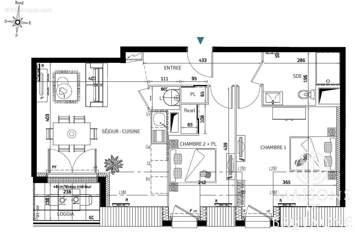 Appartement Type 3 à  Pont Aven proche centre - photo 2