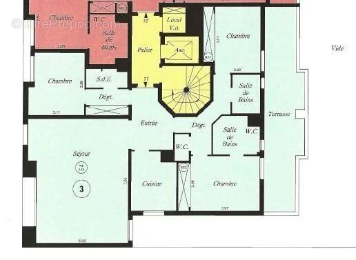 RARE PASSY-RANELAGH : Bel appartement avec terrasse de 23 m², rénové 3 chambres en suite avec chacune leur salle d'eau-wc - photo 11