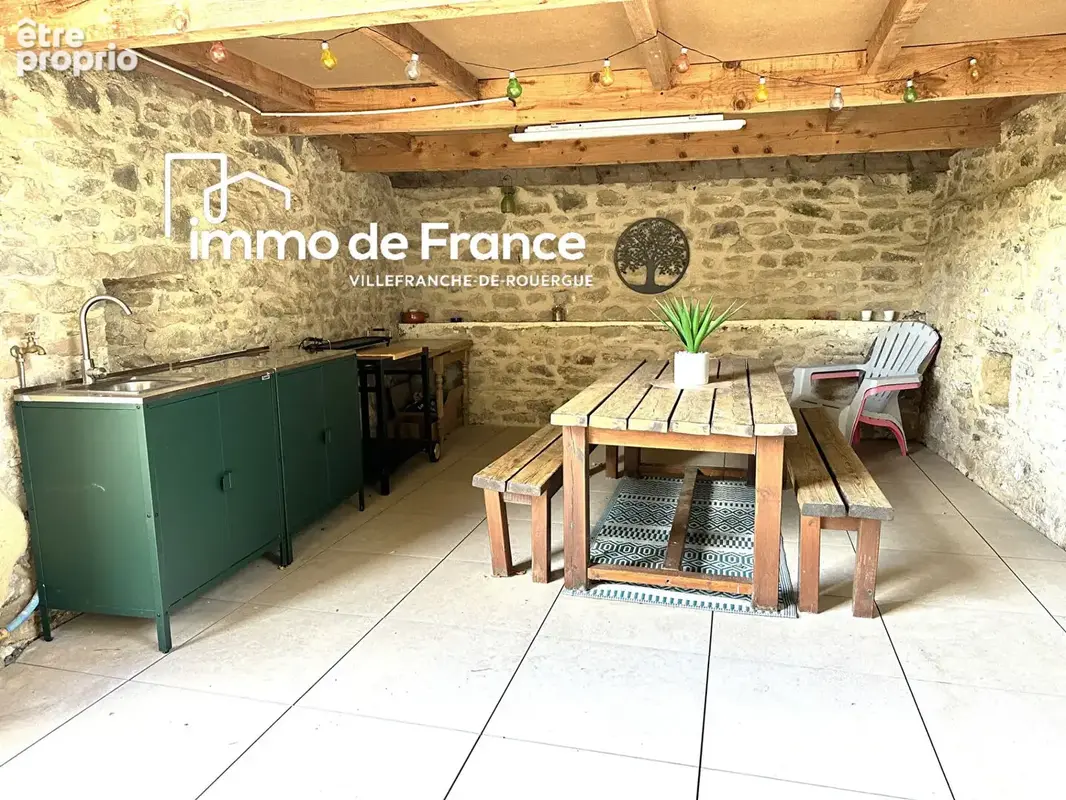 Villefranche de Rouergue, maison en pierre 2 chambres 69 m2 - photo 9