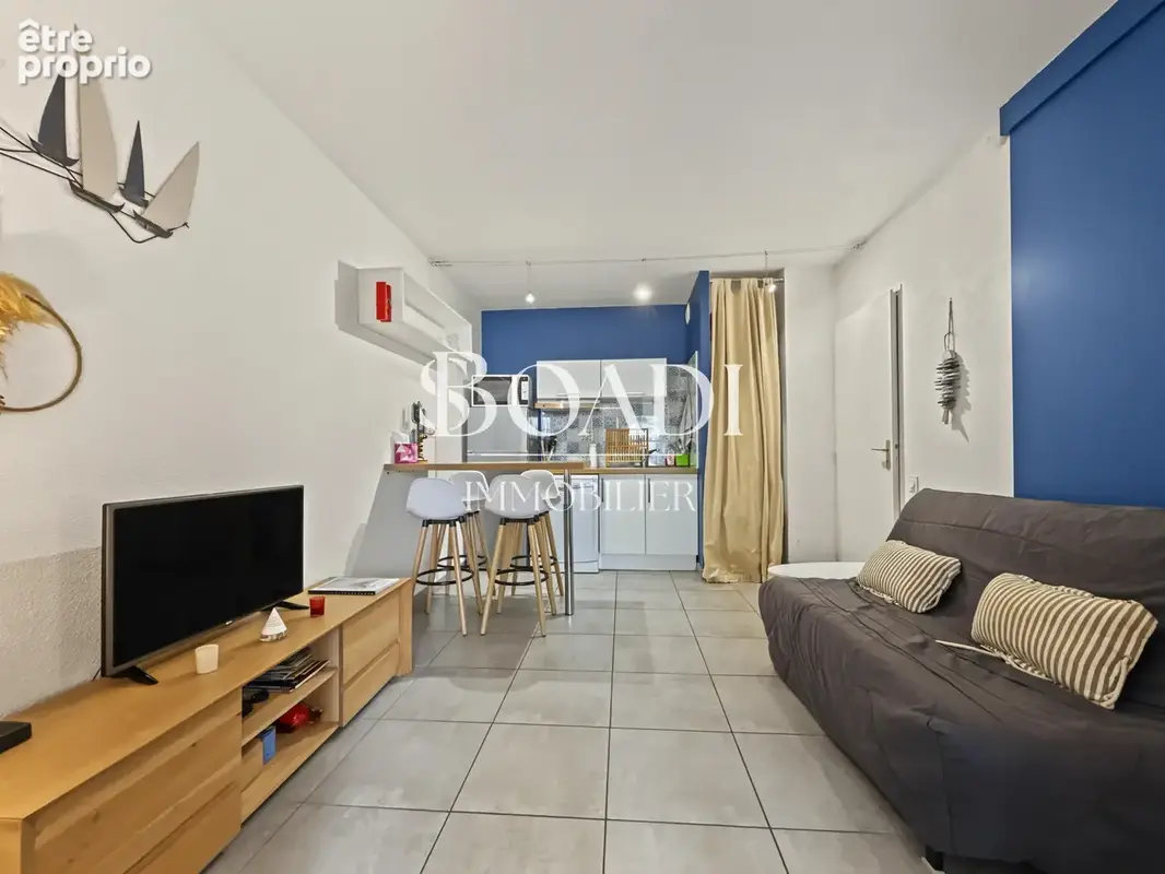 Saint-Cyprien : T2 39 m2, véranda, jardin privatif, piscine, à 400 m de la plage - photo 2