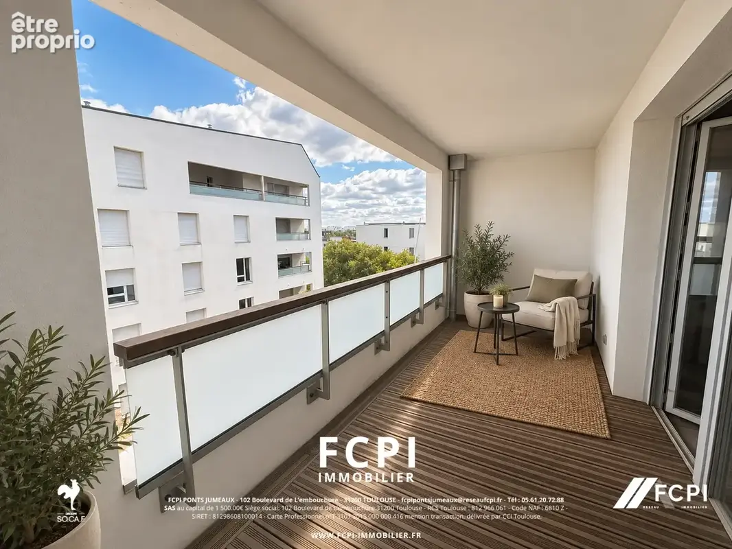 Appartement deux pièces 46 m2 - BLAGNAC - photo 9