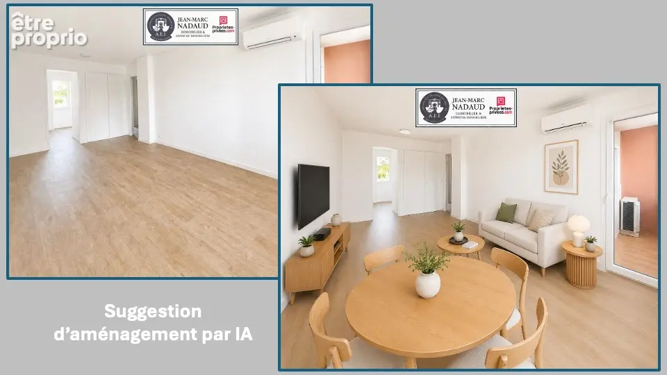 3 pièces entièrement rénové  clim+ garage + cave, tout à pied' - photo 4