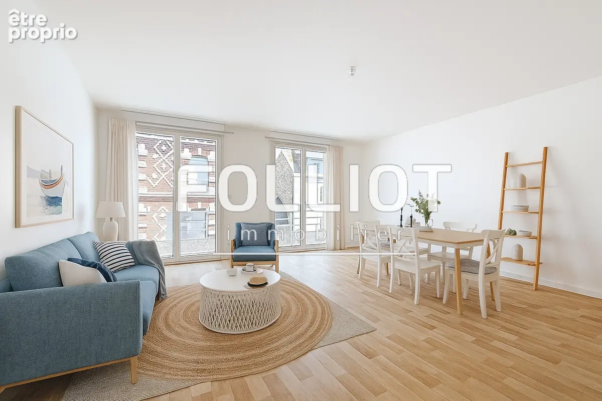 A vendre appartement 3 pieces plein centre de carteret renove avec gout - photo 2