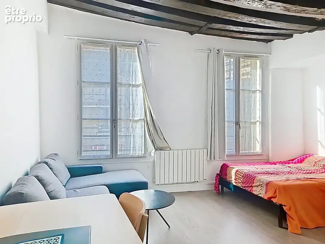 Appartement Paris 1 pièce(s) 20 m2 - photo 2