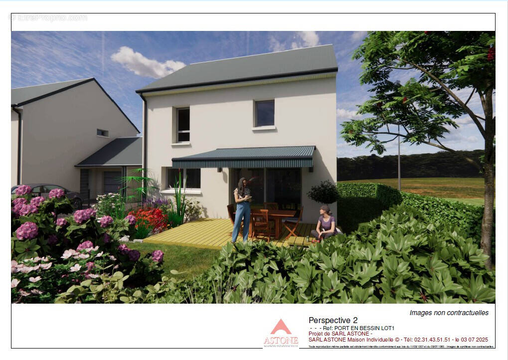 Maison à PORT-EN-BESSIN-HUPPAIN