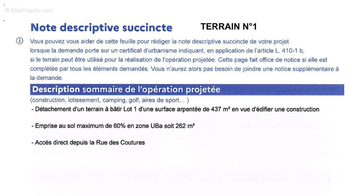 Terrain à SAINT-PIERRE-D'OLERON