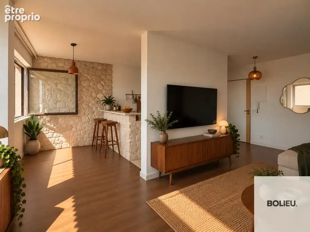 Appartement T2 de 50,16 m2   Un intérieur chaleureux et fonctionnel - photo 2