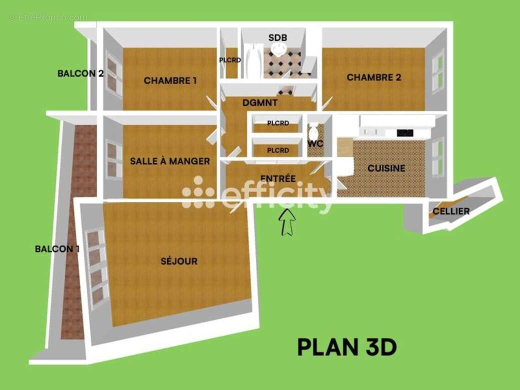 Appartement à CERGY