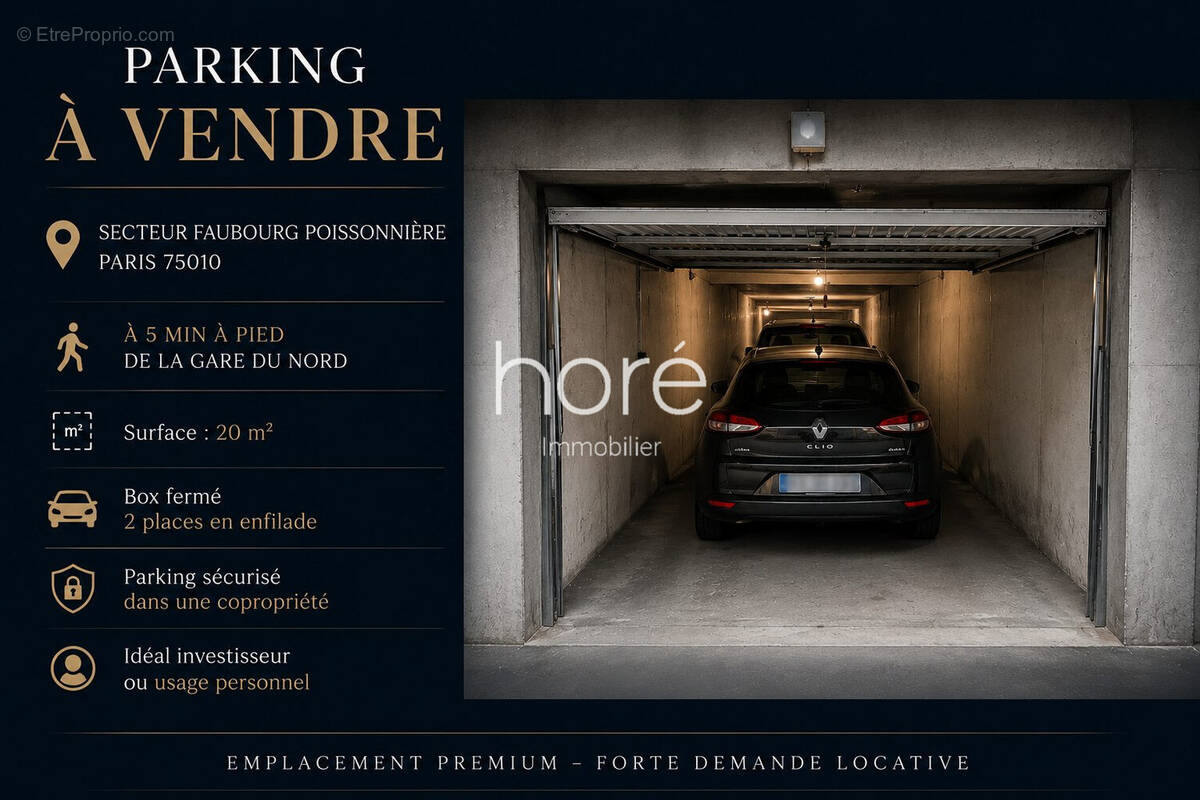 Parking à PARIS-10E