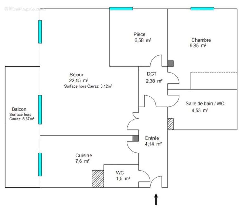 Appartement à MENTON