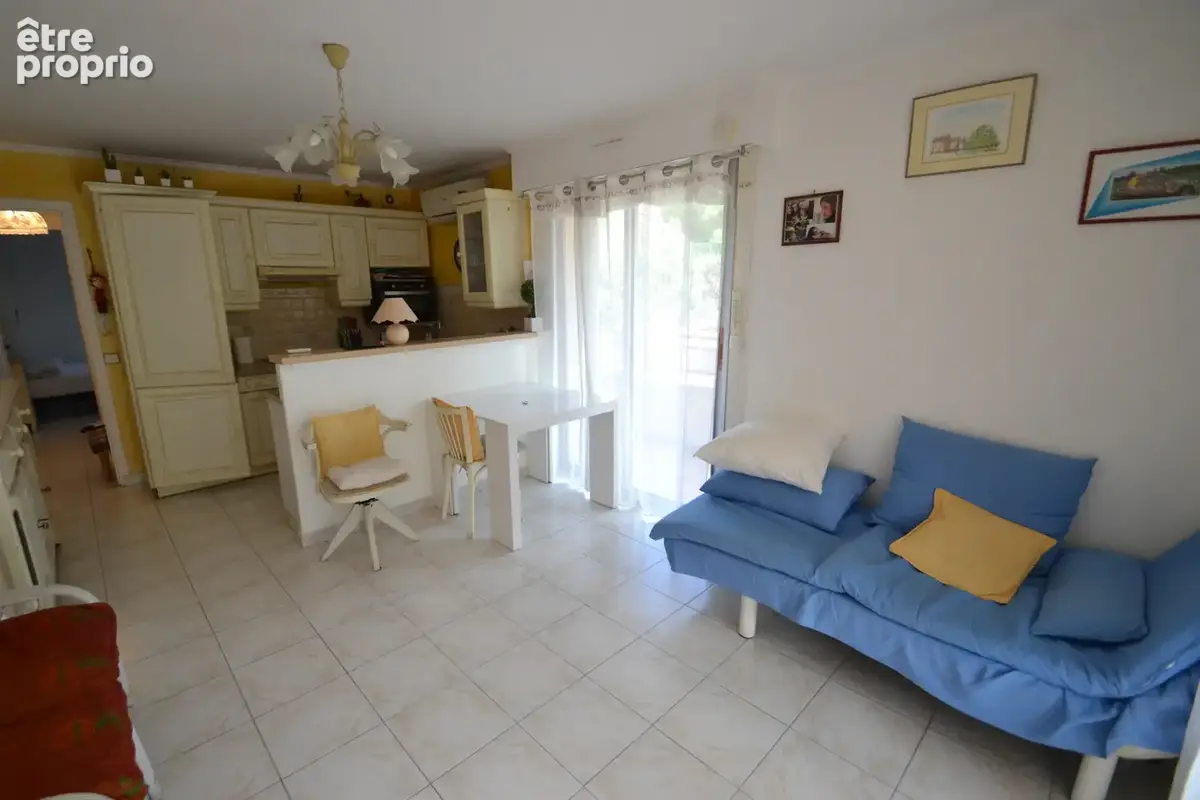 Golfe juan residentiel exclusivite 2/3 pieces 52 m2 rez de jardin parking - photo 5