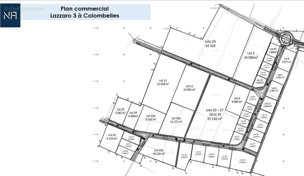 Terrain à COLOMBELLES
