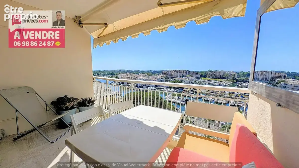 3 pieces cannes marina vue mer - photo 3