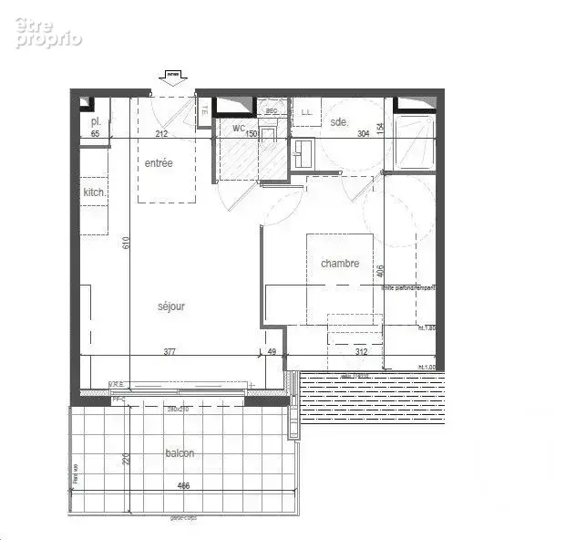 Appartement 40 m² à vendre à Penestin (56760) - photo 3