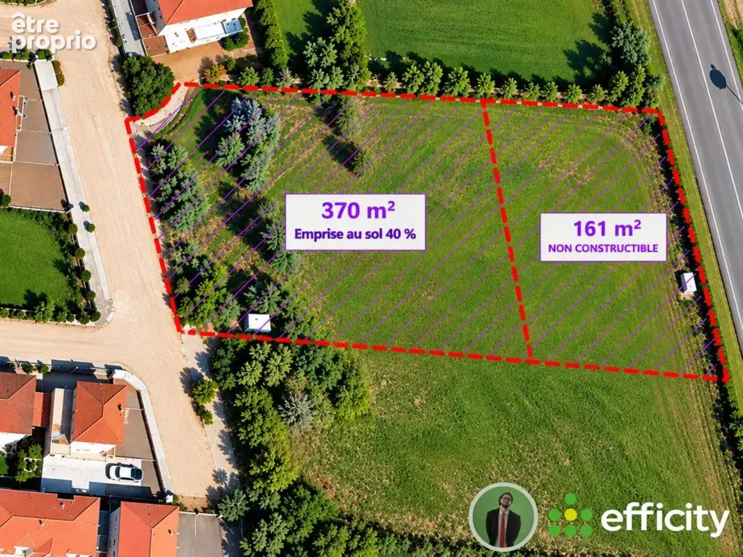 Terrain 531 m² à vendre à Genas (69740) - photo 3