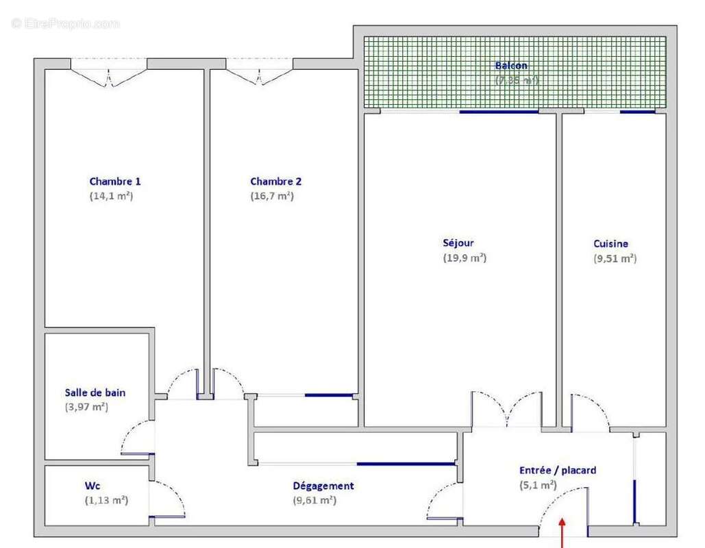 Appartement à NEUILLY-SUR-SEINE