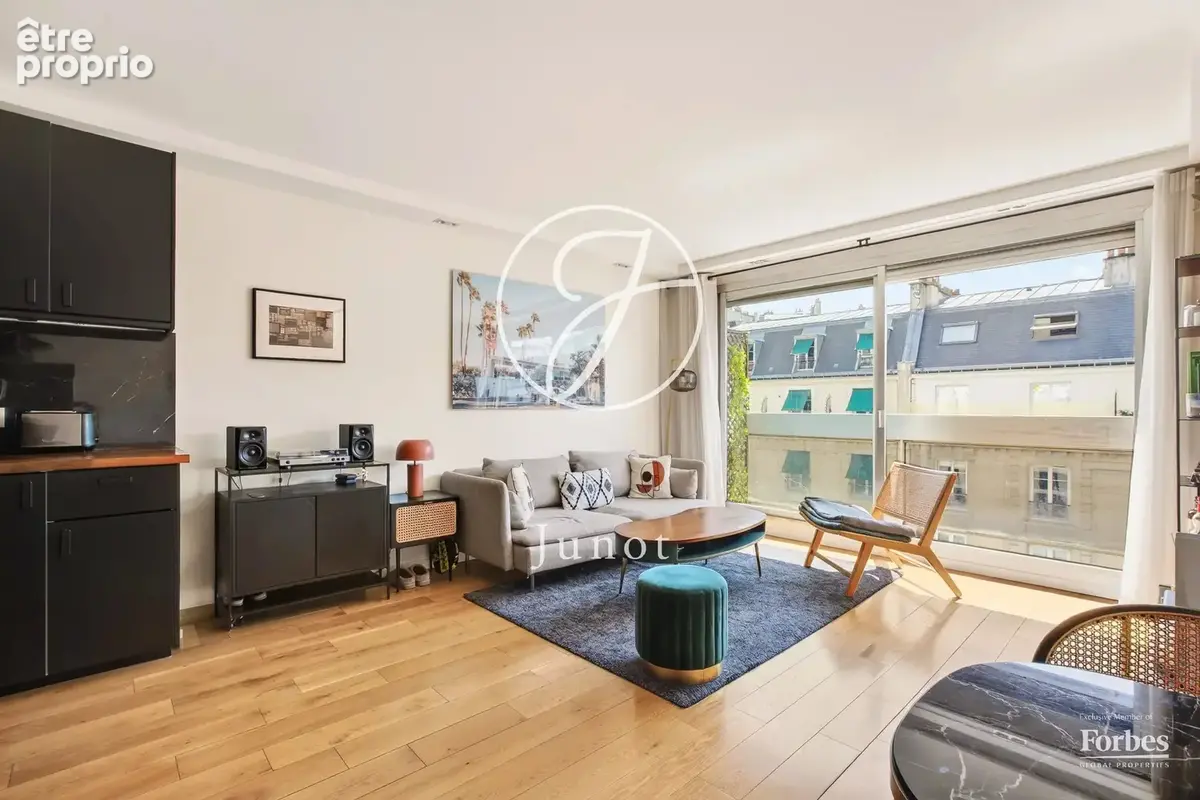 Paris 16e - RUE DES SABLONS / MEXICO - Studio - 33,73m² Carrez - Coin nuit - Balcon - photo 2