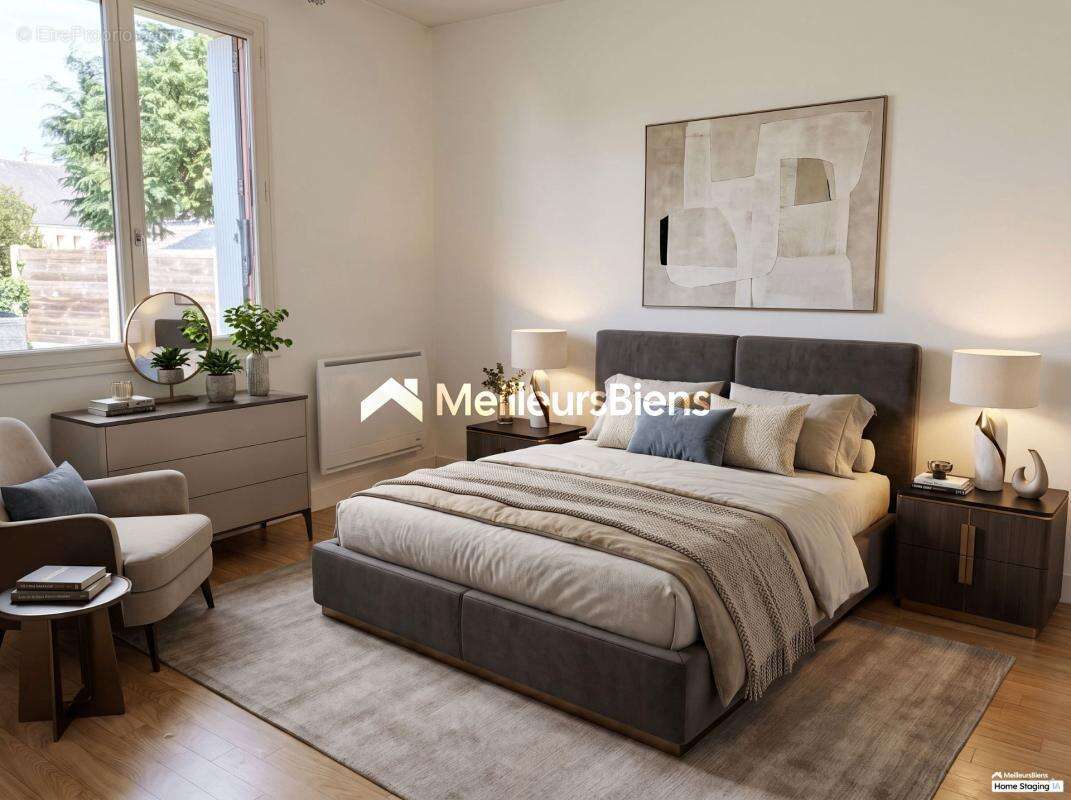 Maison Familiale centre ville de Guer 107 m² hab sur 635m² de terrain clos - Garage - photo 18