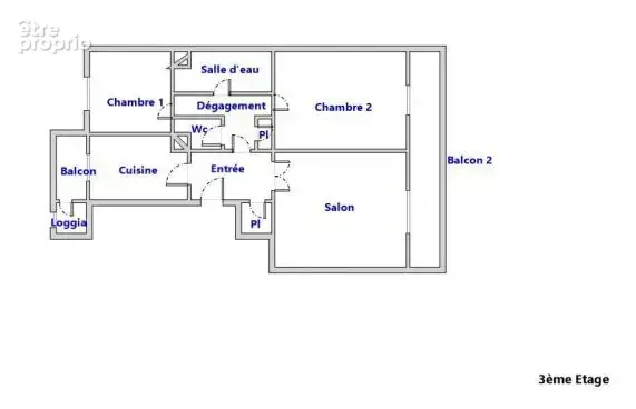 Appartement type 3 proche du Métro Cuire au calme - photo 15