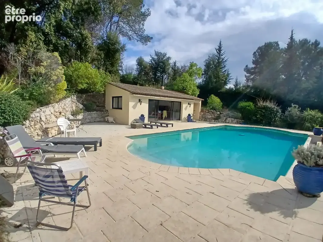 Villa d'exception - la colle-sur-loup - piscine, parc arbore - photo 16